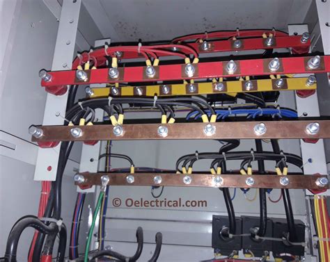 electrical enclosure bus bar wiring system|bus bars electrical lineman.